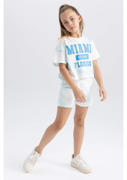 Kız Çocuk Batik Desenli Şort A2463A823HS