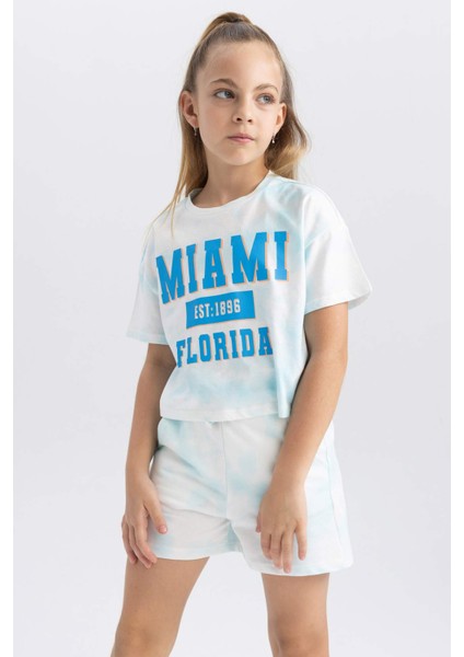 Kız Çocuk Batik Desenli Şort A2463A823HS