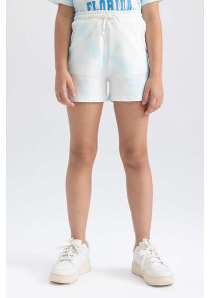 Kız Çocuk Batik Desenli Şort A2463A823HS