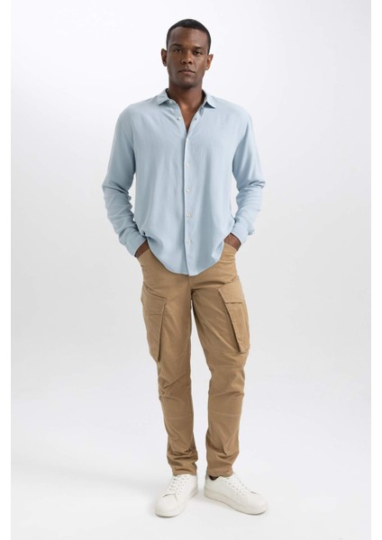 Regular Fit Uzun Kollu Gömlek A0876AX23SM