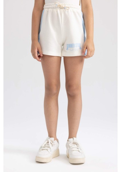 Kız Çocuk Baskılı Şort