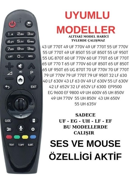 An Mr 600 Ses Komutlu ve Mouseli Kumanda