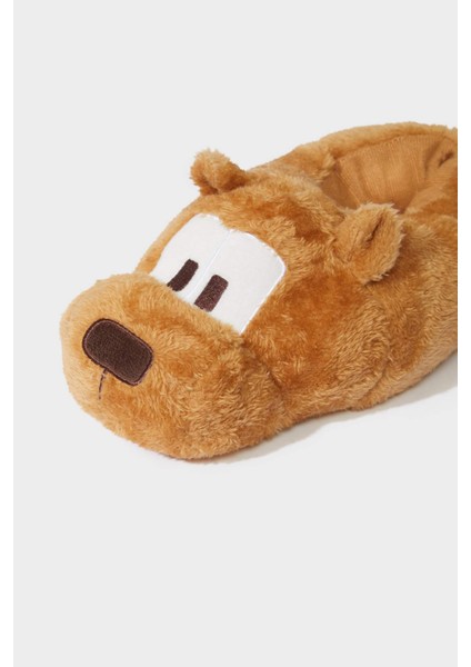 Erkek Çocuk Köpek Temalı Düz Taban Panduf F1915A825WN