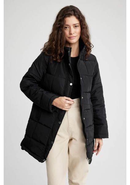 Su İtici Regular Kalıp Rüzgar Geçirmez Mont Parka A3769AX23SP