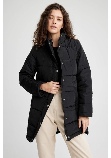 Su İtici Regular Kalıp Rüzgar Geçirmez Mont Parka A3769AX23SP