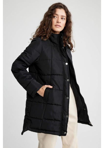 Su İtici Regular Kalıp Rüzgar Geçirmez Mont Parka A3769AX23SP