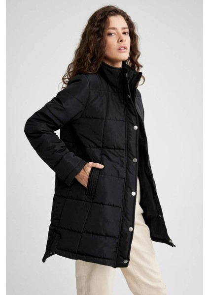 Su İtici Regular Kalıp Rüzgar Geçirmez Mont Parka A3769AX23SP