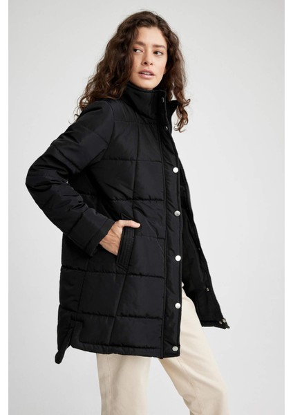 Su İtici Regular Kalıp Rüzgar Geçirmez Mont Parka A3769AX23SP