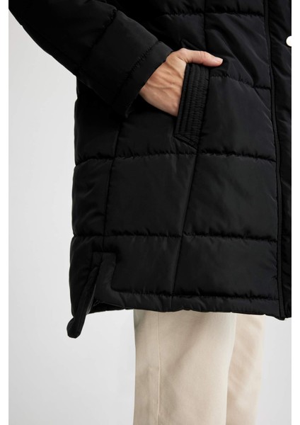 Su İtici Regular Kalıp Rüzgar Geçirmez Mont Parka A3769AX23SP