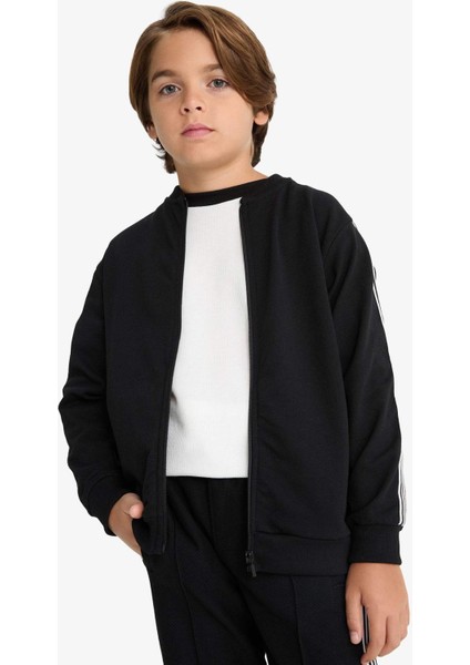 Erkek Çocuk Kolej Yaka Fermuarlı Bomber Ceket G1821A825AU indirimleri