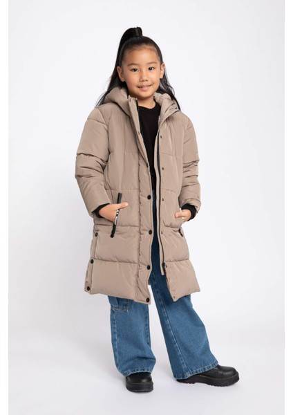 Kız Çocuk Su İtici Pelüş Astar Uzun Mont Kaban A0902A823AU