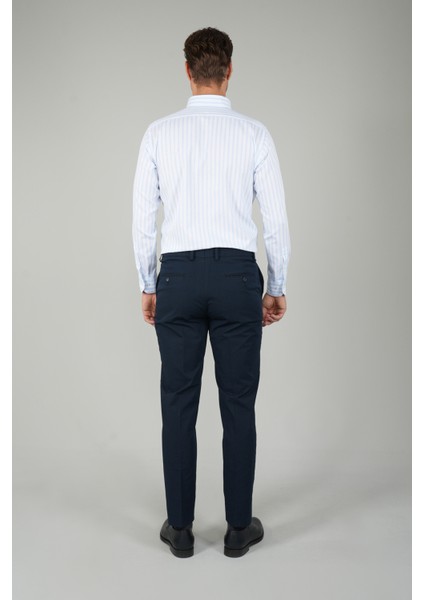 Lacivert Pamuk 4 Cepli Pilesiz Erkek Pantolon PNS24Y24108_D39 fiyatları