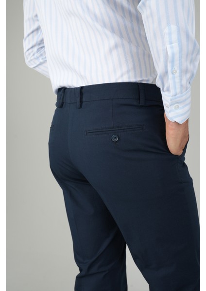 Lacivert Pamuk 4 Cepli Pilesiz Erkek Pantolon PNS24Y24108_D39 modelleri
