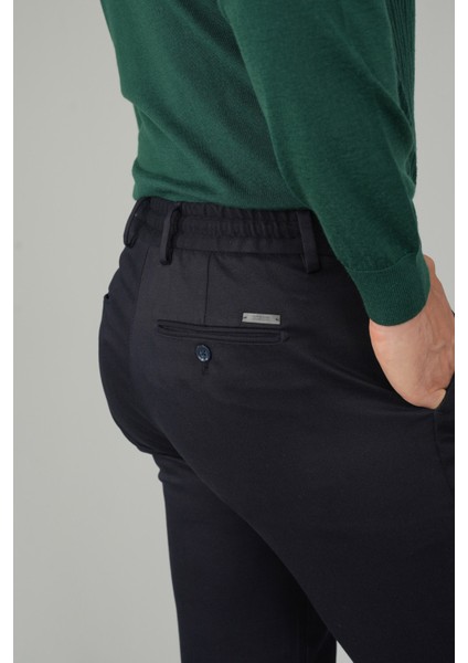 Lacivert Doğal Pamuk Lastikli Jagger Pantolon PNS24K24002_D39 fırsatları