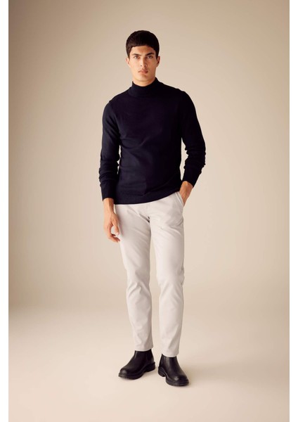 Slim Fit Balıkçı Yaka Kazak R1127AZ23WN