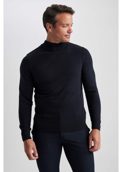 Slim Fit Balıkçı Yaka Kazak R1127AZ23WN