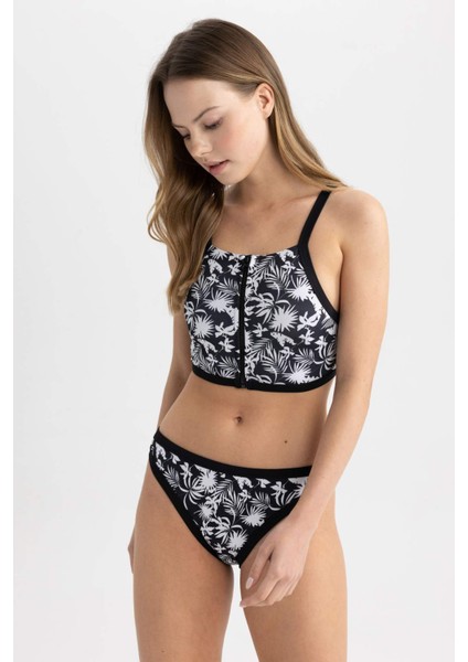 Fit Sörfçü Bel Lastik Detaylı Bikini Altı Z9366AZ23HS
