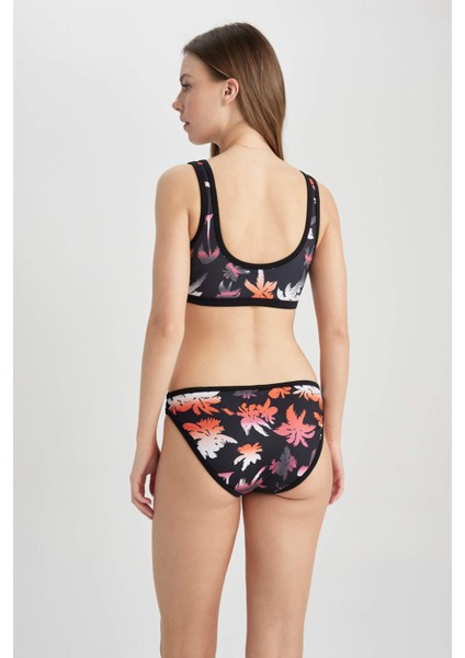 Fit Sörfçü Desenli Bikini Altı Z9373AZ23HS