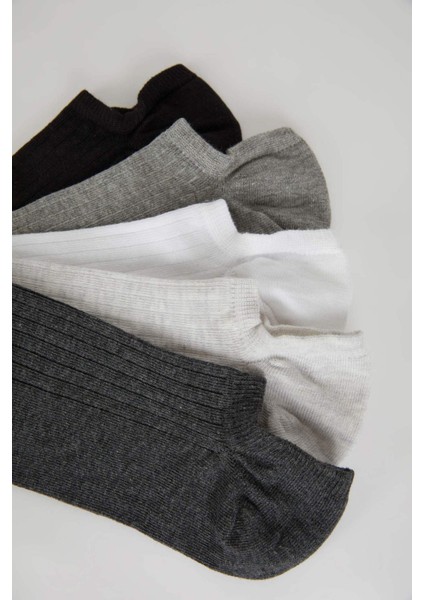 Erkek Görünmez 5'li Pamuklu Sneaker Çorap A6103AXNS