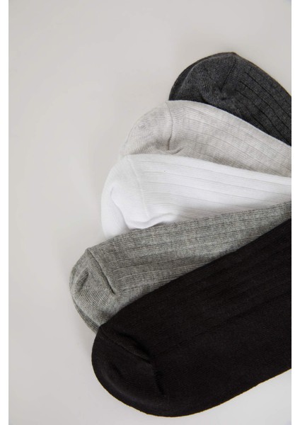 Erkek Görünmez 5'li Pamuklu Sneaker Çorap A6103AXNS