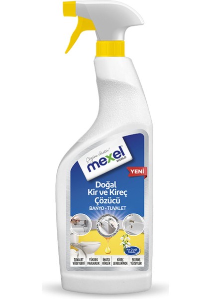 Doğal Banyo Tuvalet Kir ve Kireç Çözücü Kar Çiçeği Kokulu 750 ml