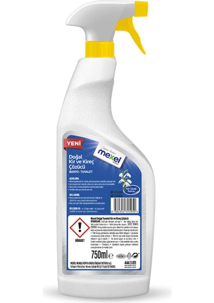 Doğal Banyo Tuvalet Kir ve Kireç Çözücü Kar Çiçeği Kokulu 750 ml fiyatları