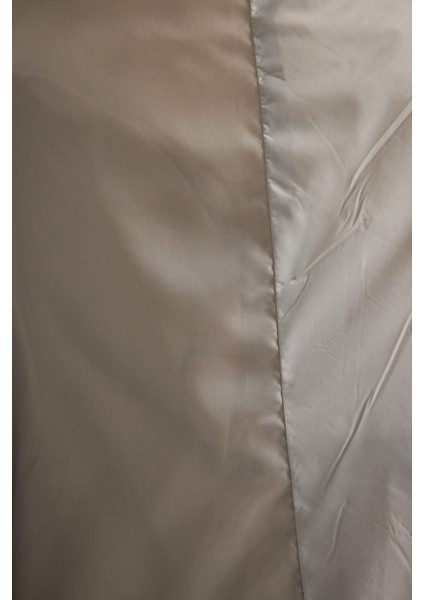 Su Geçirmez Hafif Şişme Mont Oversize Geniş Kalıp Çıkarılabilir Kapüşonlu Fermuarlı Cepli A7167AX23WN