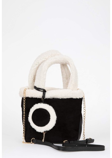 Kadın Teddy Detaylı Süet El Çantası A7536AXNS