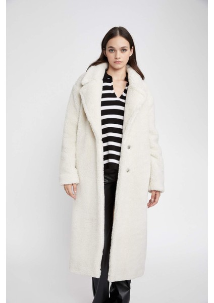 Regular Fit Pelüş Kaban A2520AX23WN