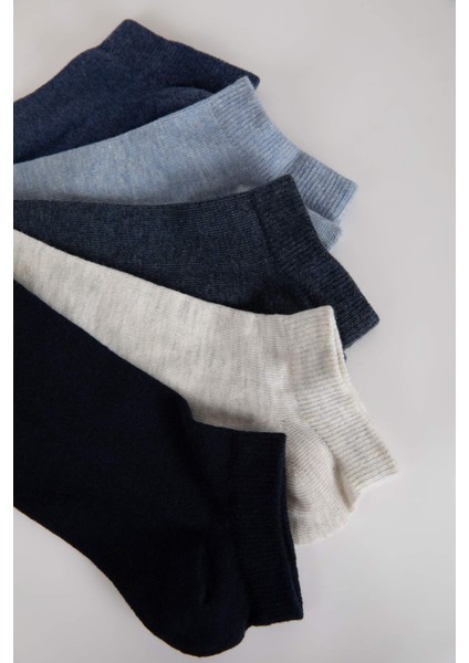 Erkek 5'li Pamuklu Patik Çorap J6444AZNS