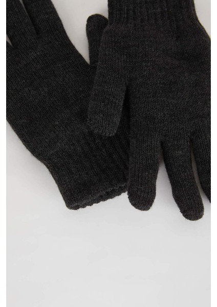 Erkek Triko Basic Eldiven V3022AZ23WN