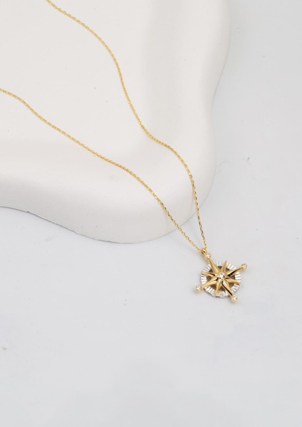 Pusula 14 Ayar Altın Kolye fırsatları