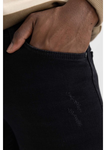 Carlo Skinny Fit Ekstra Dar Kalıp Normal Bel Ekstra Dar Paça Jean Pantolon