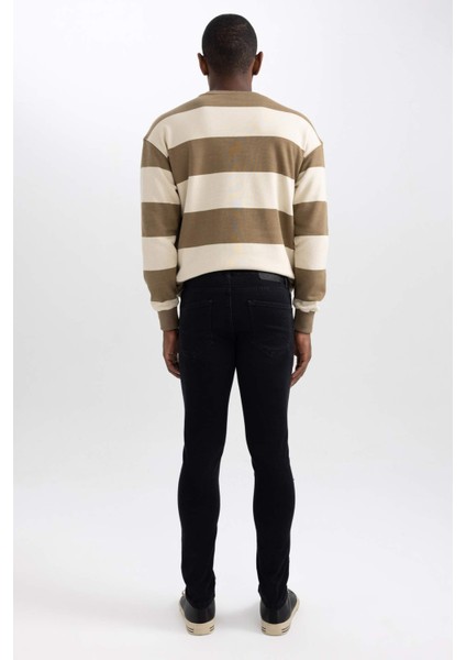 Carlo Skinny Fit Ekstra Dar Kalıp Normal Bel Ekstra Dar Paça Jean Pantolon