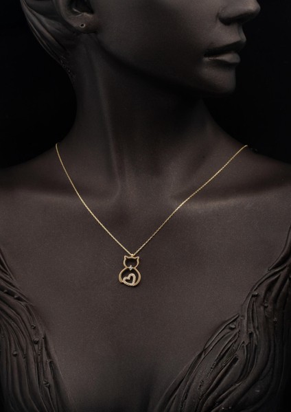 Kedi Kolye 14 Ayar Altın fiyatları