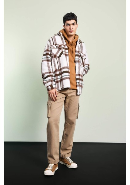 Relax Fit Polo Yaka Gömlek Ceket A7988AX23WN