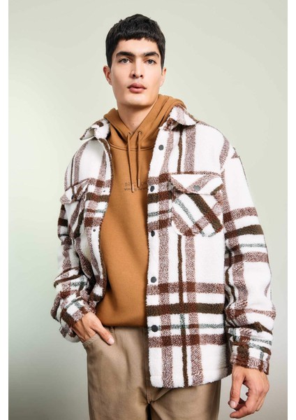 Relax Fit Polo Yaka Gömlek Ceket A7988AX23WN