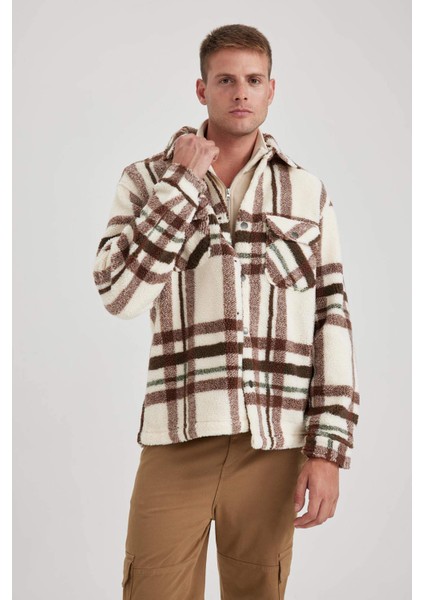 Relax Fit Polo Yaka Gömlek Ceket A7988AX23WN