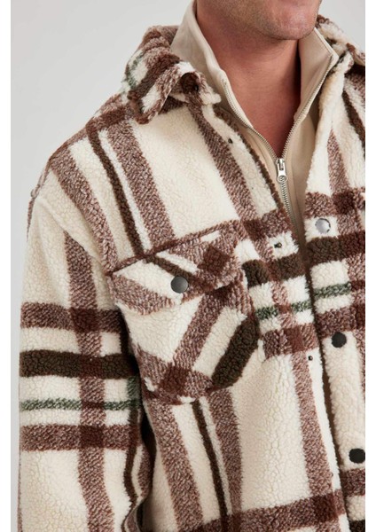 Relax Fit Polo Yaka Gömlek Ceket A7988AX23WN