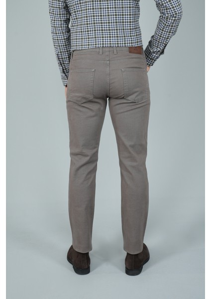 Bej Gabardin Pamuk 5 Cepli Spor Pantolon PNS24K24004_D07 fiyatları