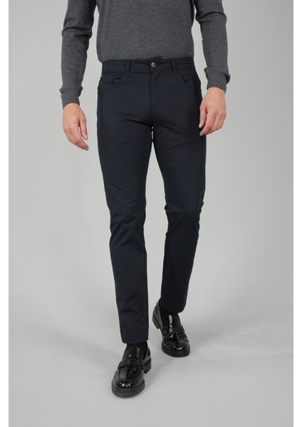 Siyah Pamuk 5 Cepli Spor Erkek Pantolon PNS24Y24109_D99