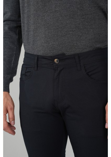 Siyah Pamuk 5 Cepli Spor Erkek Pantolon PNS24Y24109_D99 modelleri