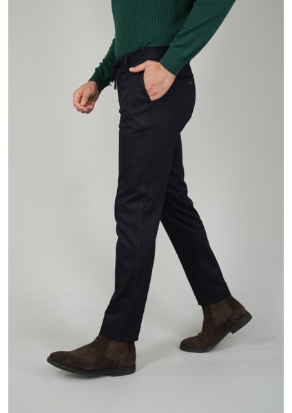 Lacivert Doğal Pamuk Lastikli Jagger Pantolon PNS24K24002_D39 indirimleri