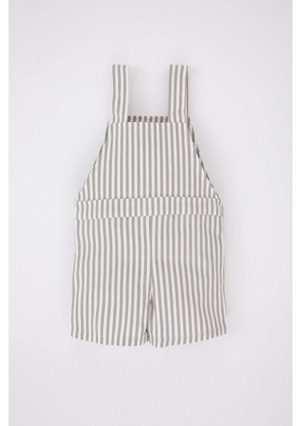 Erkek Bebek Çizgili Gabardin Tulum Z8861A223SM