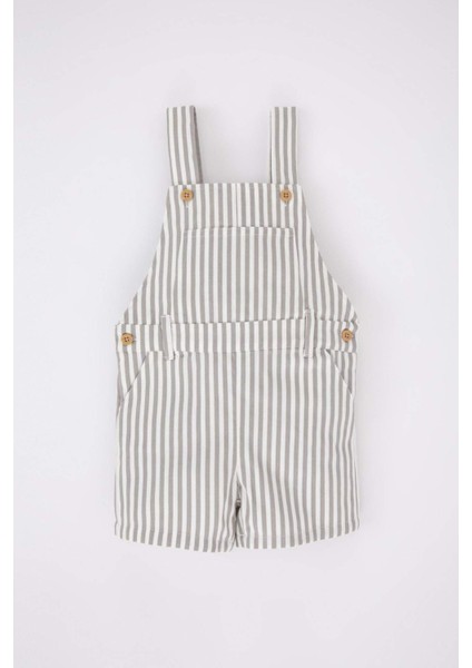 Erkek Bebek Çizgili Gabardin Tulum Z8861A223SM