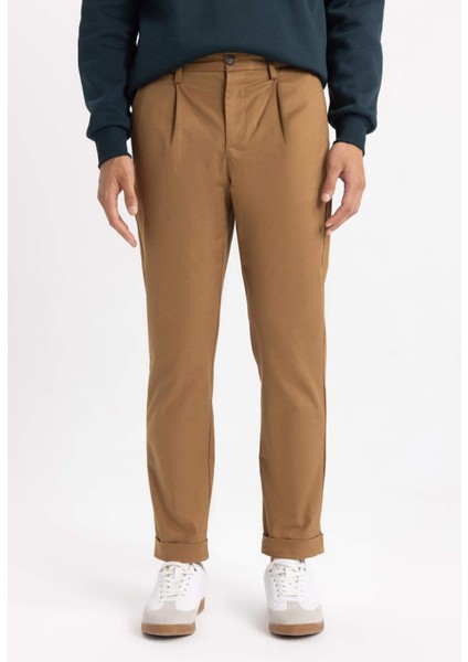 Gabardin Pantolon Tailored Regular Fit Cepli Duble Paça