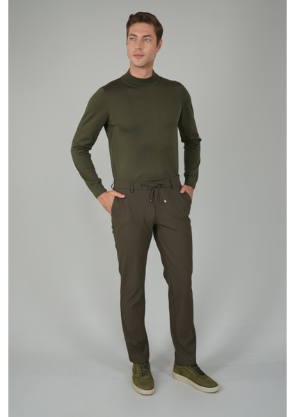 Haki Jagger Lastikli Rahat Erkek Pantolon PNS24K24005_D49 indirimleri