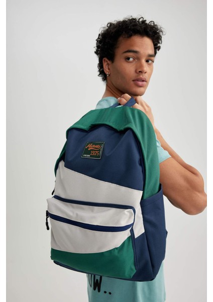 Unisex Su Geçirmez Kumaş Okul Sırt Çantası A9333AXNS