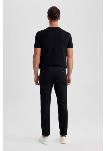 Gabardin Pantolon Tailored Regular Fit Cepli Duble Paça A5115AX23AU