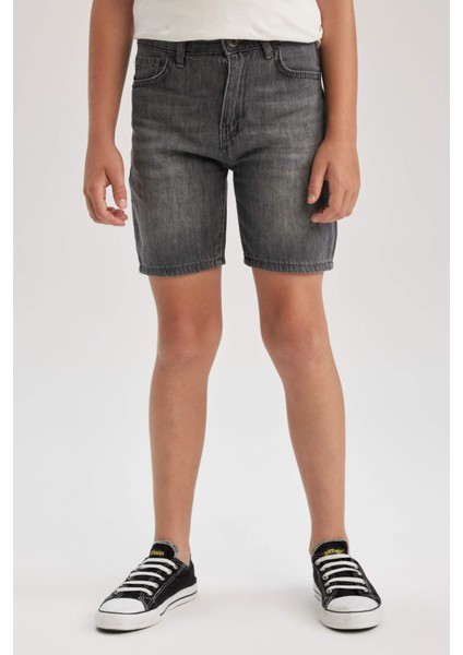 Erkek Çocuk Jean Şort B0067A823SM